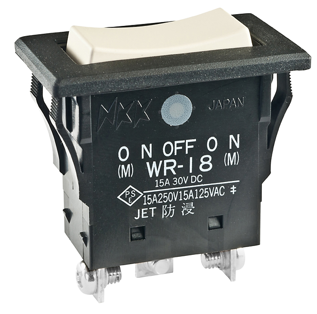 NKK Series WR Rocker Switch: WR18BT