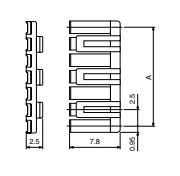 Buy JST Connector Retainer Part Number XMS12V Online