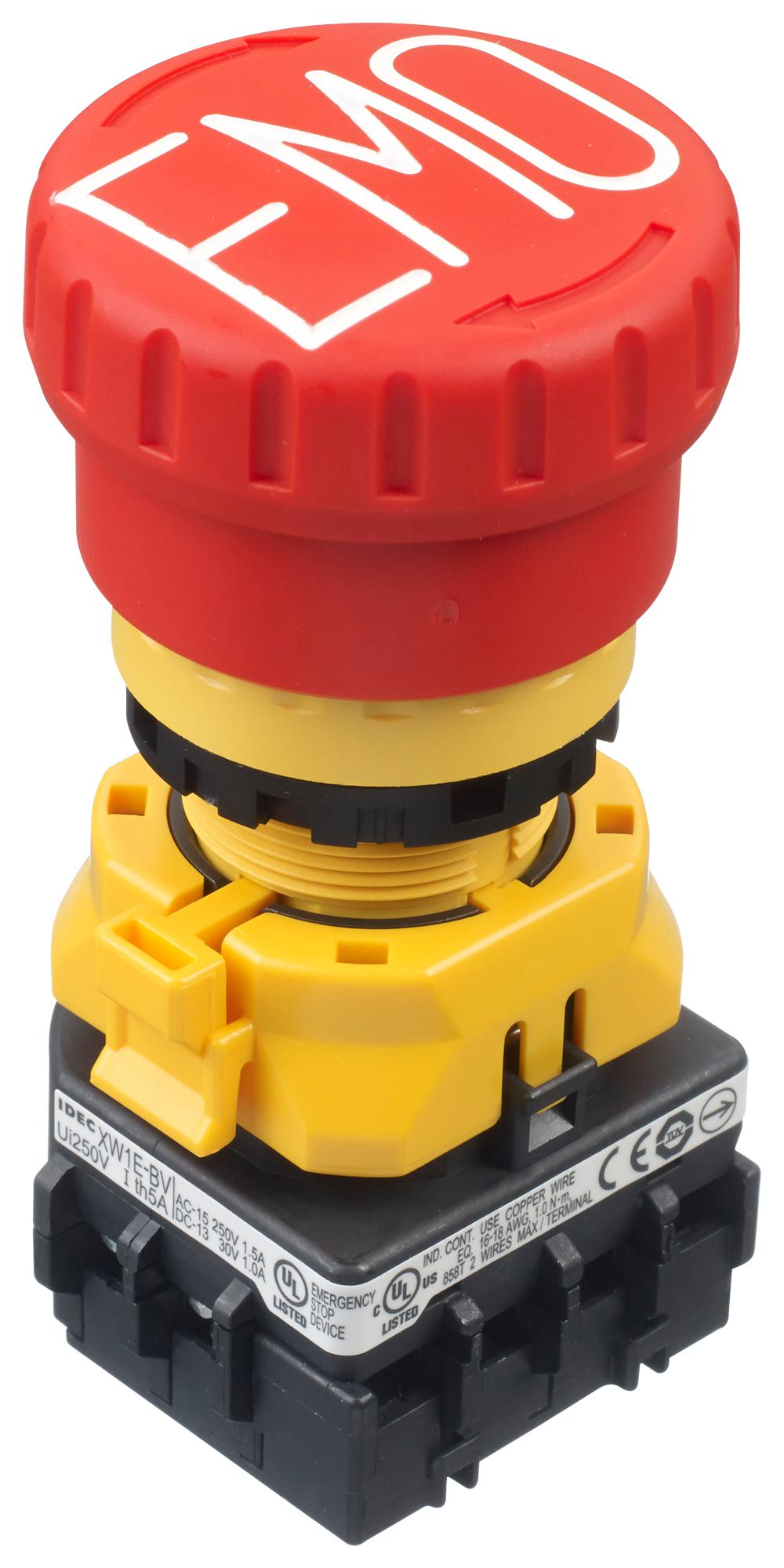 Buy IDEC Emergency Stop Switch Part Number XW1EBV402MFRHEMO Online