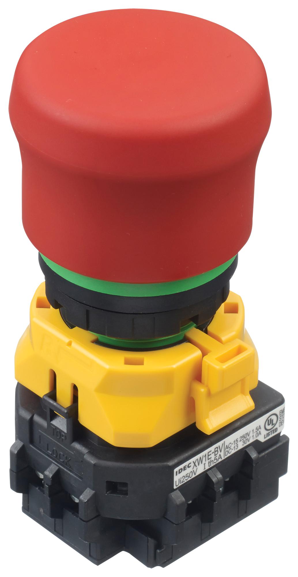 Buy IDEC Emergency Stop Switch Part Number XW1EBV4TG13MFR Online