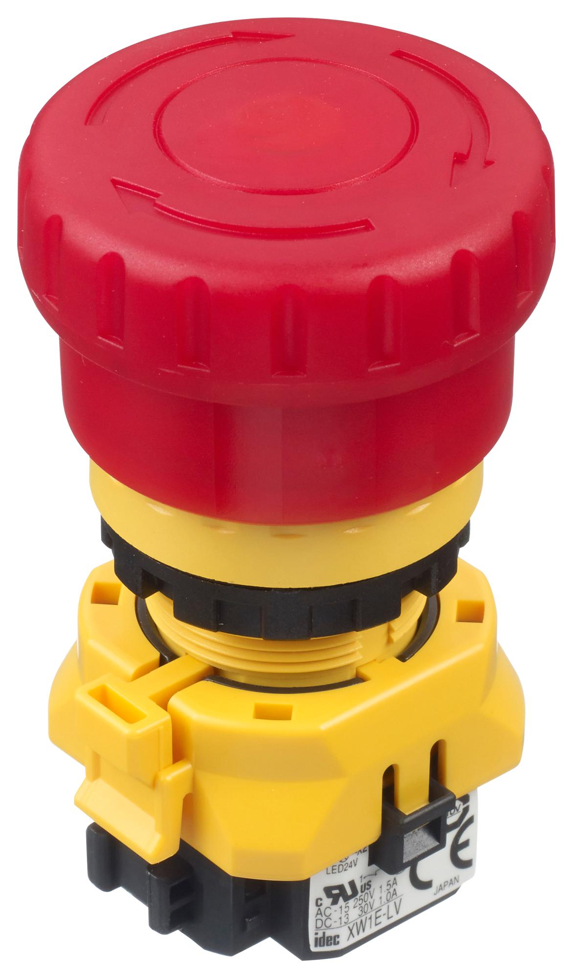 IDEC Series XW Emergency Stop Switch: XW1E-LV413Q4R