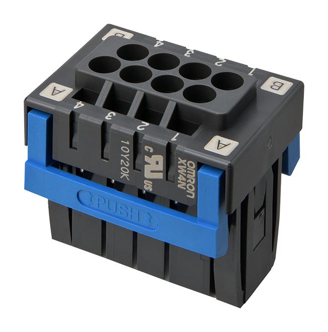 Buy Omron 3.5mm pitch Push-in Terminal Block Part Number XW4N16D2S Online