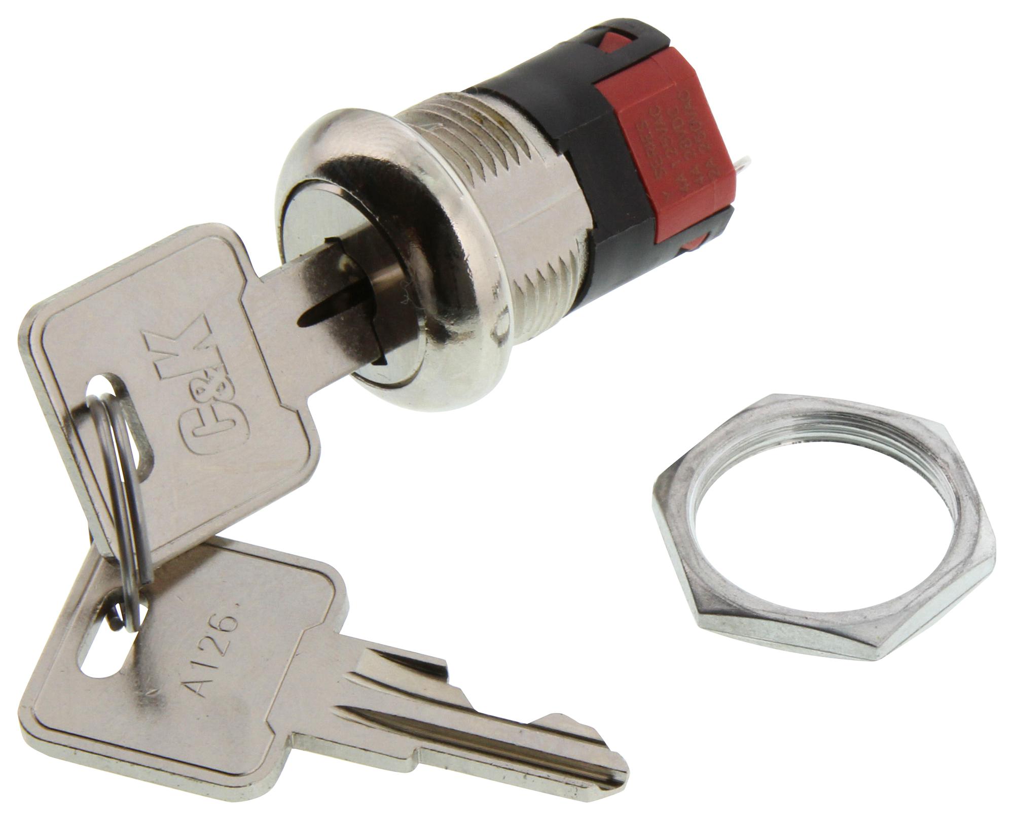 Buy CKSwitches Y Series Tumbler Switchlocks Part Number Y1011U2C203NQ Online