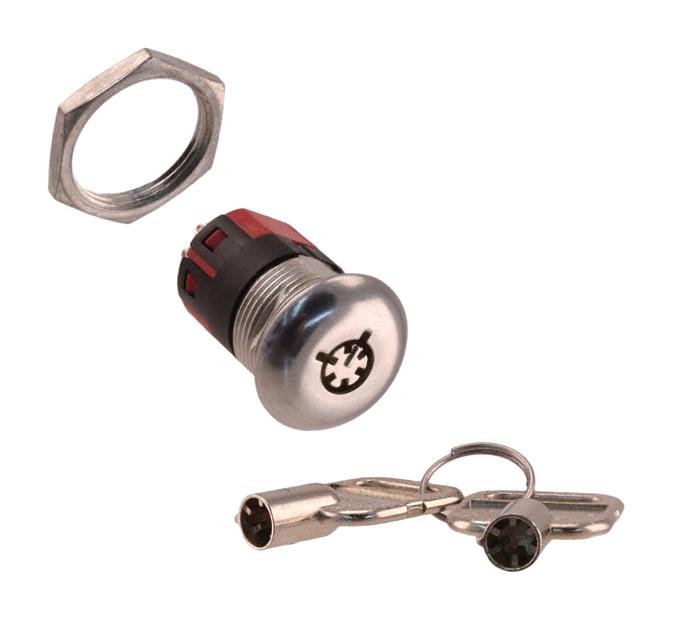 CK Switches Series Y Tumbler Lock: Y1011U2V203NQ