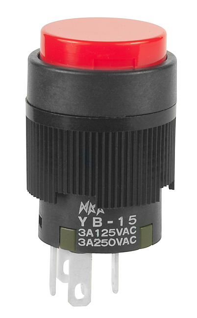 NKK Series YB Illuminated Pushbutton: YB15CKW01CB