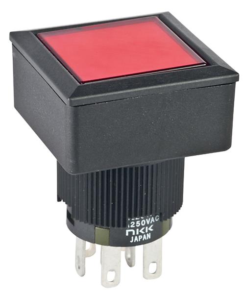 Buy NKK YB2 Series Pushbutton Part Number YB215CWSKW01CUL5C24CB Online