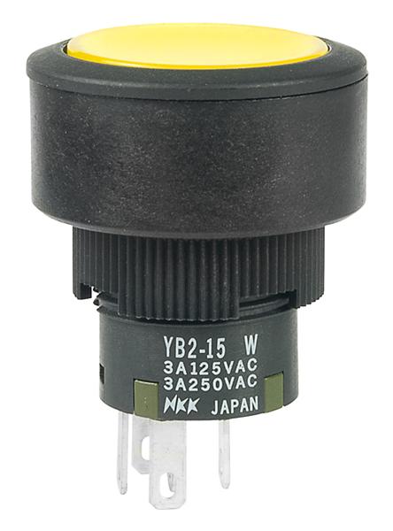 Buy NKK YB2 Series YB216CWCKW016FJB Panel Seal Pushbutton Round Switch Online