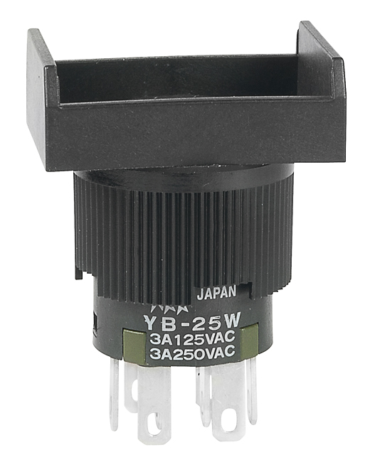 NKK Series YB LED Pushbuttons: YB25WRKW01