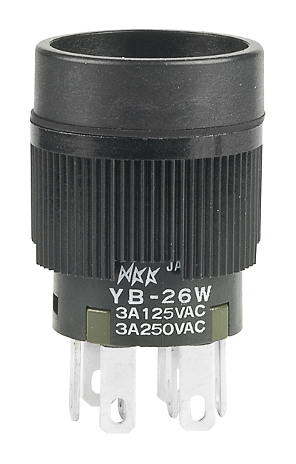 Buy NKK Switches Short Body Pushbuttons Part Number YB26WCKW01 Online