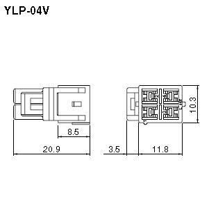 Buy JST YL Connector Part Number YLP04V Online