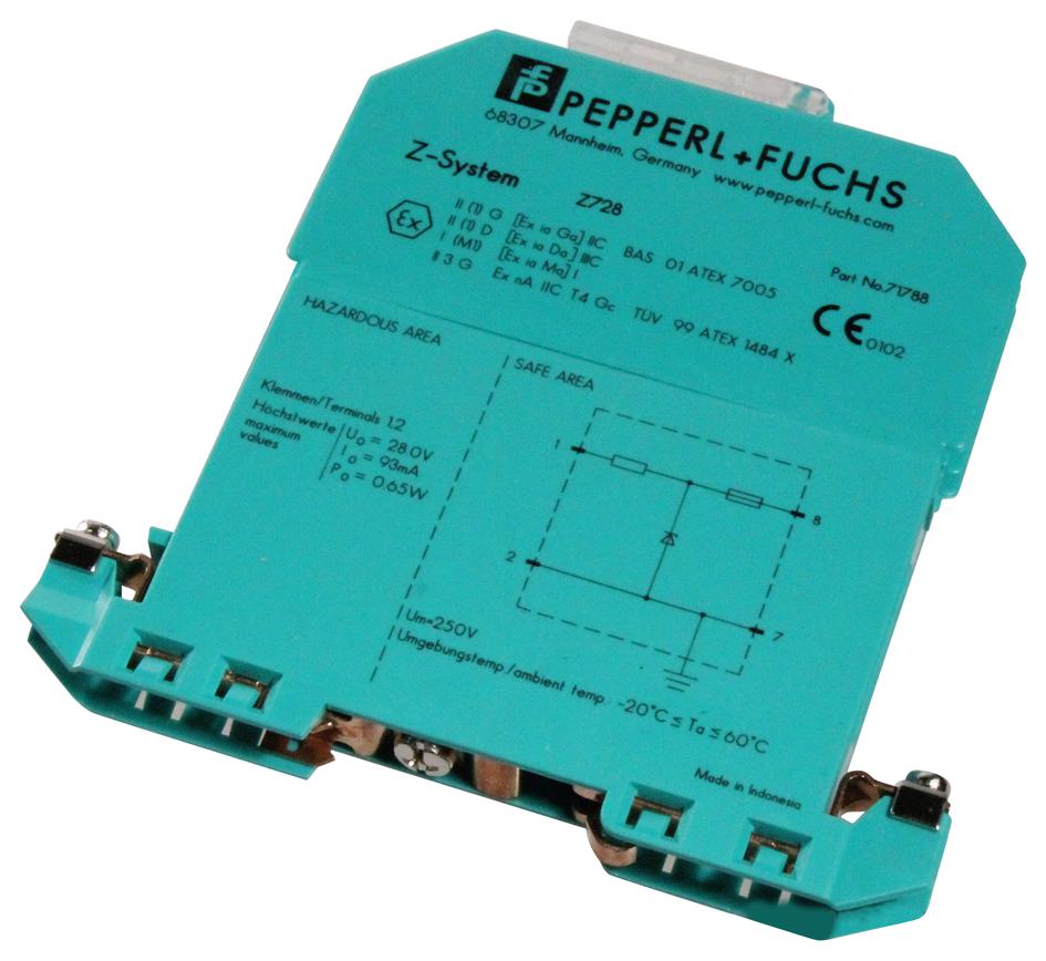 Pepperl+Fuchs Z728 – Reliable Zener Barrier for Industrial Applications