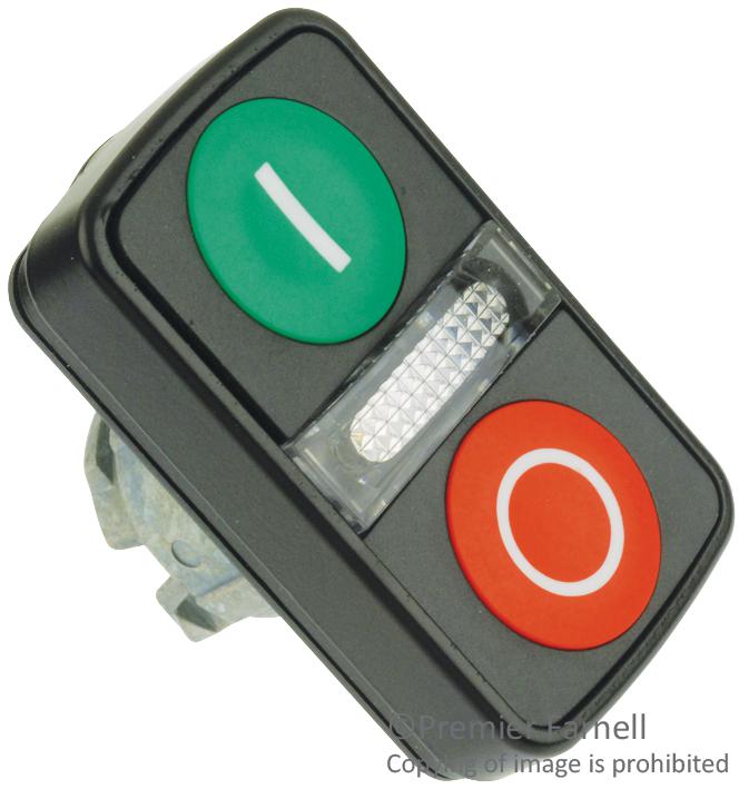 Schneider ZB4BW7A37417 – Reliable Red and Green Illuminated Pushbutton for Industrial Applications