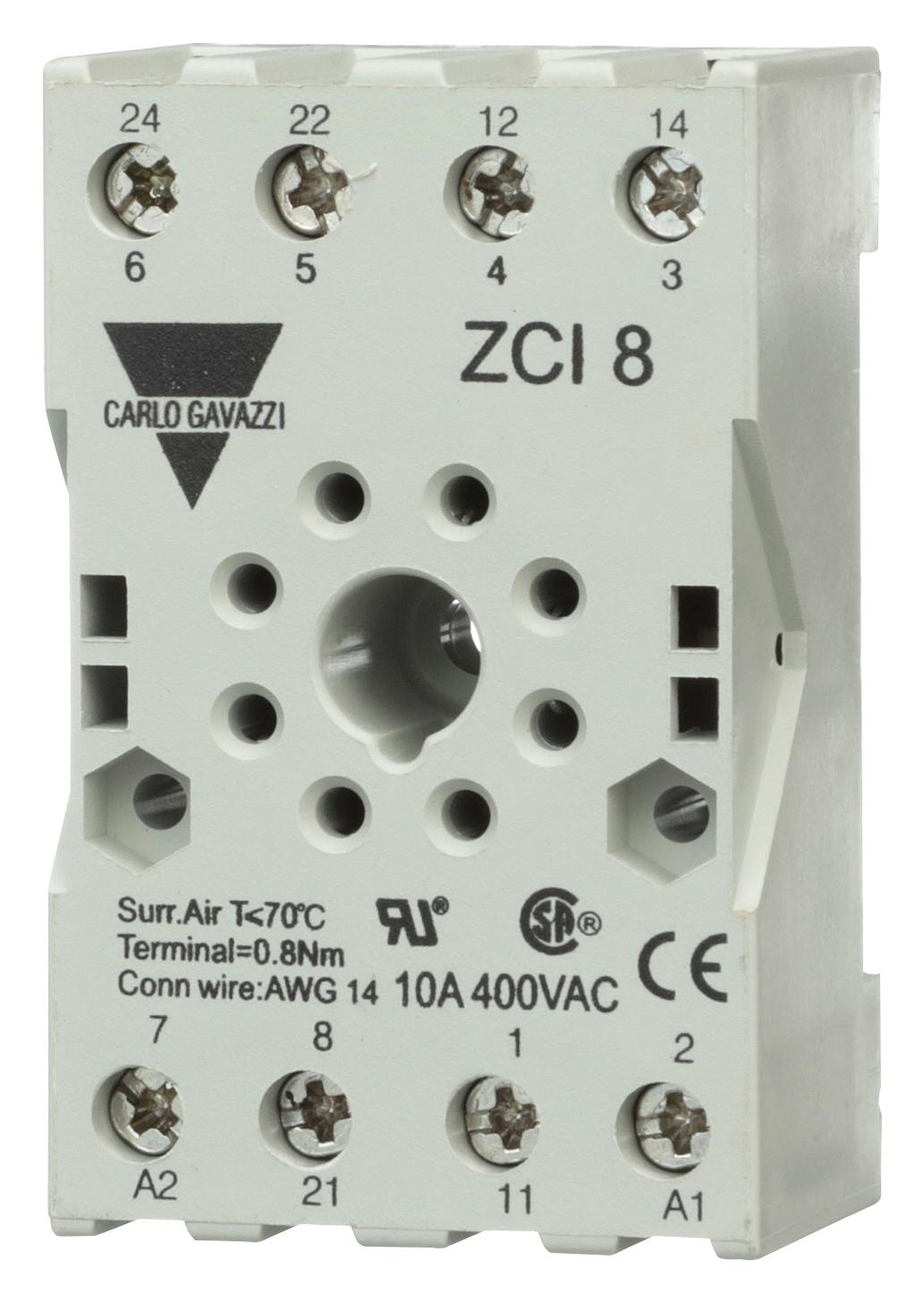 Buy Carlo Gavazzi Industrial Relay Part Number ZCI08 Online