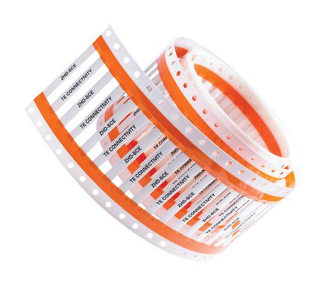 TE Connectivity Series ZHD-SCE Heat Shrink Identification Sleeves: ZHDSCE32509