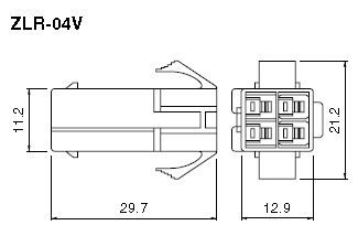 Buy JST ZL Connector Housing Part Number ZLR04V Online