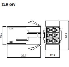 Buy JST ZL Series Connector Housing Part Number ZLR06V Online