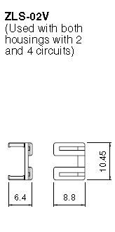 Buy JST ZL Series Connector Retainer Part Number ZLS02V Online
