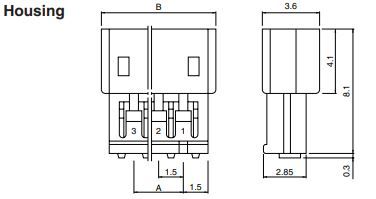 Buy JST 1.5mm Pitch Connector Housing ZMR9 Part Number ZMR9 Online