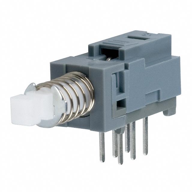 Bulgin Series Switch: DPDT Round Green Actuator - Part Number ZNE18FA200BKGN2UEEL