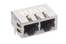 LOT OF 10pcs  Halo HFJV1-2450-L11RL FastJack Single Port RJ45 Straight LED G/G